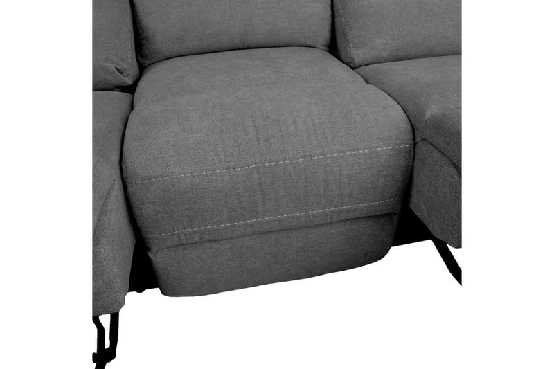 Mimi Reclinersoffa 3-sits Grå NO_BRAND Grey - Møbler - Sofaer - Recliner sofaer - 3 personers biograsofa & reclinersofa