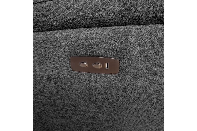 Mimi Reclinersoffa 3-sits Grå NO_BRAND Grey - Møbler - Sofaer - Recliner sofaer - 3 personers biograsofa & reclinersofa