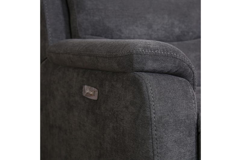 Mimi Reclinersoffa 3-sits Grå NO_BRAND Grey - Møbler - Sofaer - Recliner sofaer - 3 personers biograsofa & reclinersofa