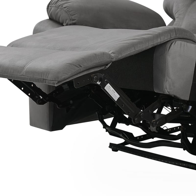 3-personers sofa Bergen - Grå - Møbler - Sofaer - Recliner sofaer - 3 personers biograsofa & reclinersofa