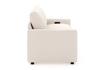 Barsele 2-personers Elektrisk Reclinersofa - Beige - Møbler - Sofaer - Recliner sofaer - 2 personers biografsofa & reclinersofa