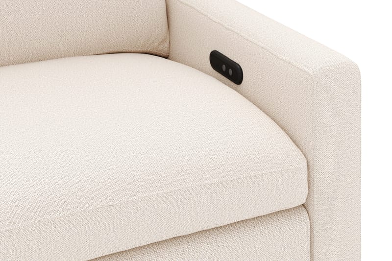 Barsele 2-personers Elektrisk Reclinersofa - Beige - Møbler - Sofaer - Recliner sofaer - 2 personers biografsofa & reclinersofa