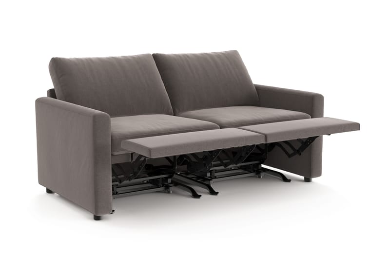 Barsele 2-personers Reclinersofa - Brun - Møbler - Sofaer - Recliner sofaer - 2 personers biografsofa & reclinersofa