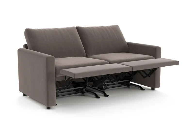 Barsele 2-personers Reclinersofa - Brun - Møbler - Sofaer - Recliner sofaer - 2 personers biografsofa & reclinersofa