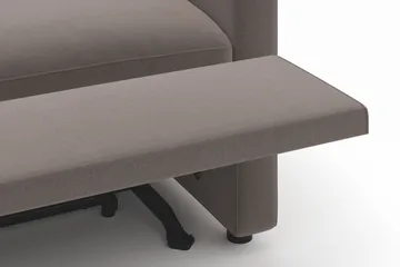 Barsele 3-personers Elektrisk Reclinersofa - Brun - Møbler - Sofaer - Recliner sofaer - 3 personers biograsofa & reclinersofa