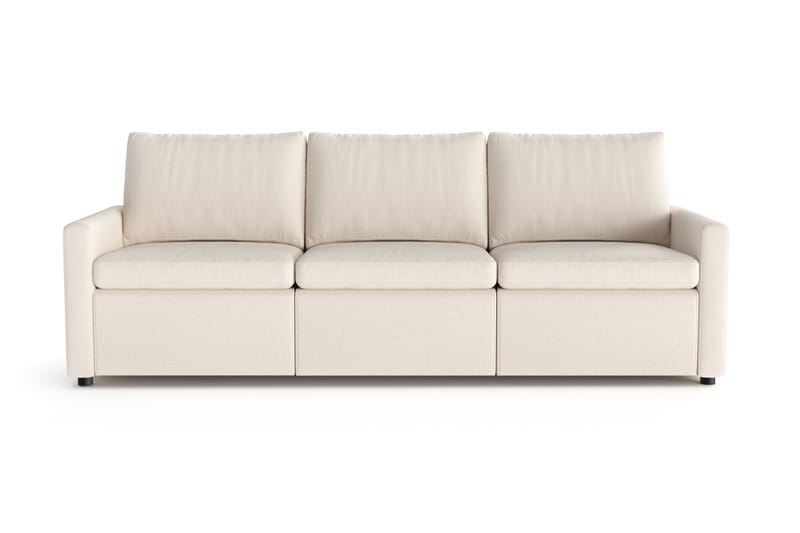 Barsele 3-personers Reclinersofa, Beige