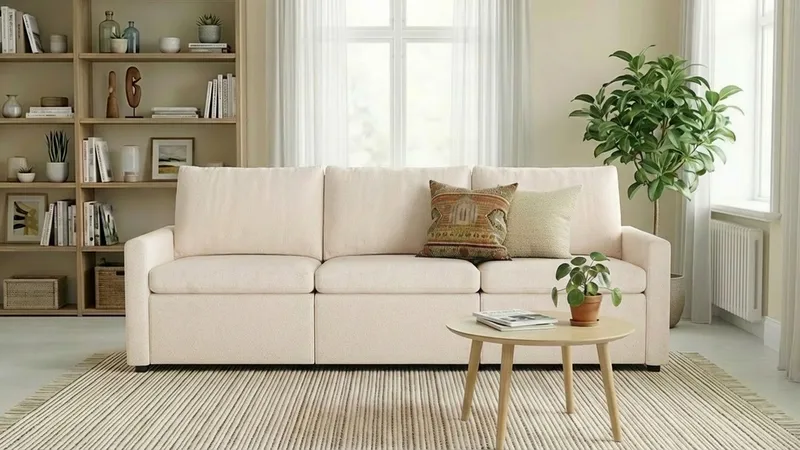 Barsele 3-personers Reclinersofa - Beige - Møbler - Sofaer - Recliner sofaer - 3 personers biograsofa & reclinersofa