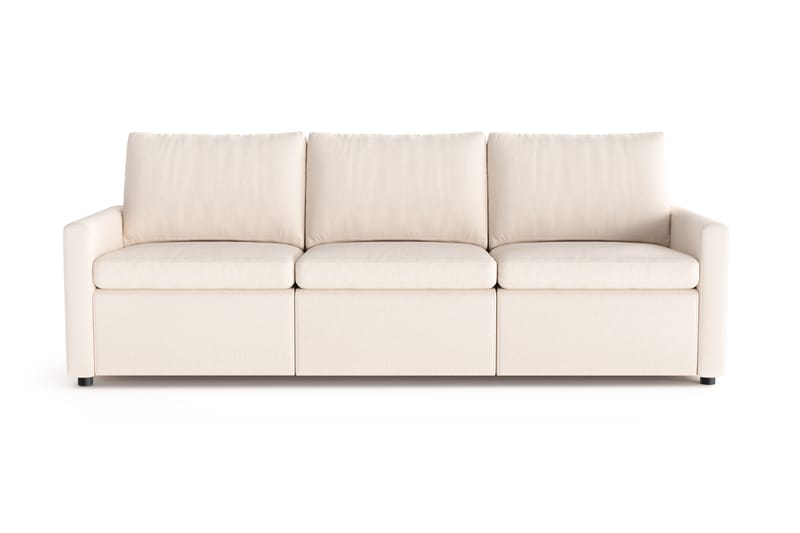 Barsele 3-personers Reclinersofa, Beige