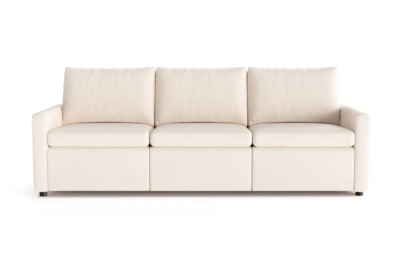 Barsele 3-personers Elektrisk Reclinersofa, Beige