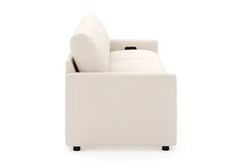 Barsele 3-personers Elektrisk Reclinersofa - Beige - Møbler - Sofaer - Recliner sofaer - 3 personers biograsofa & reclinersofa