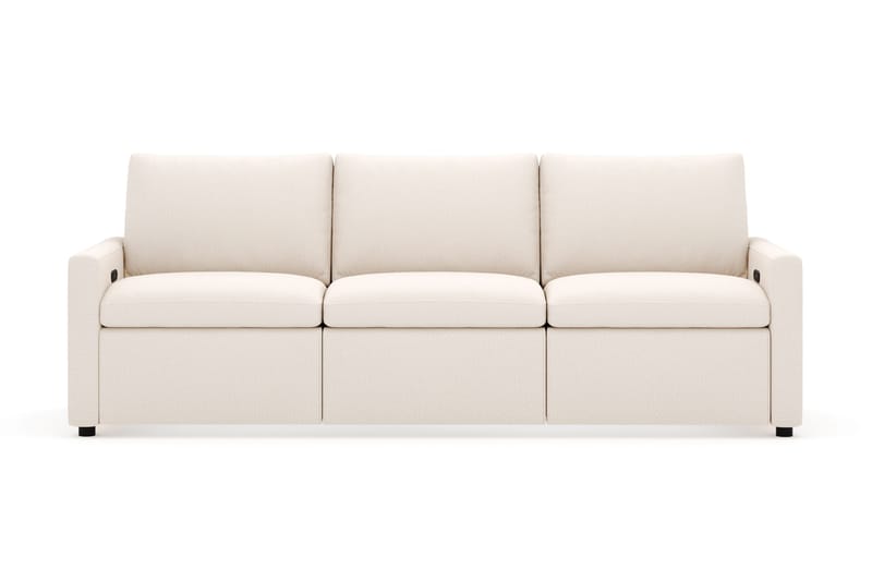 Barsele 3-personers Elektrisk Reclinersofa, Beige