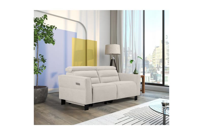 Carpari Reclinersofa 2-sæder - Hvid - Møbler - Sofaer - Recliner sofaer - 2 personers biografsofa & reclinersofa