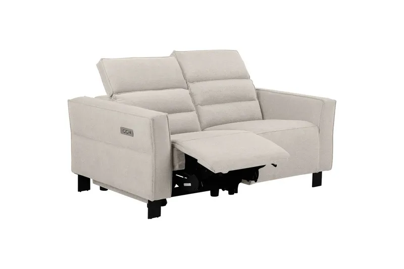 Carpari Reclinersofa 2-sæder - Hvid - Møbler - Sofaer - Recliner sofaer - 2 personers biografsofa & reclinersofa