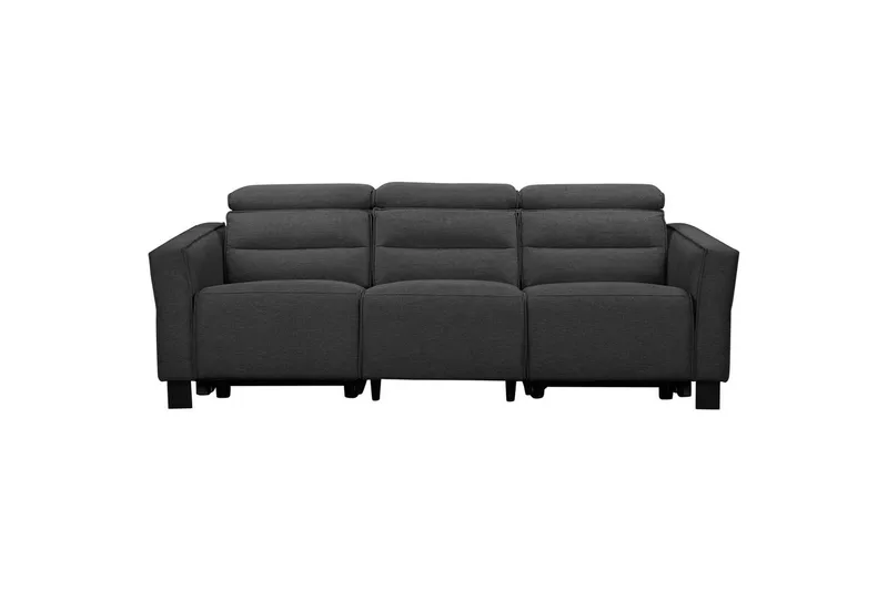 Carpari Reclinersofa 3-sæder, Grå