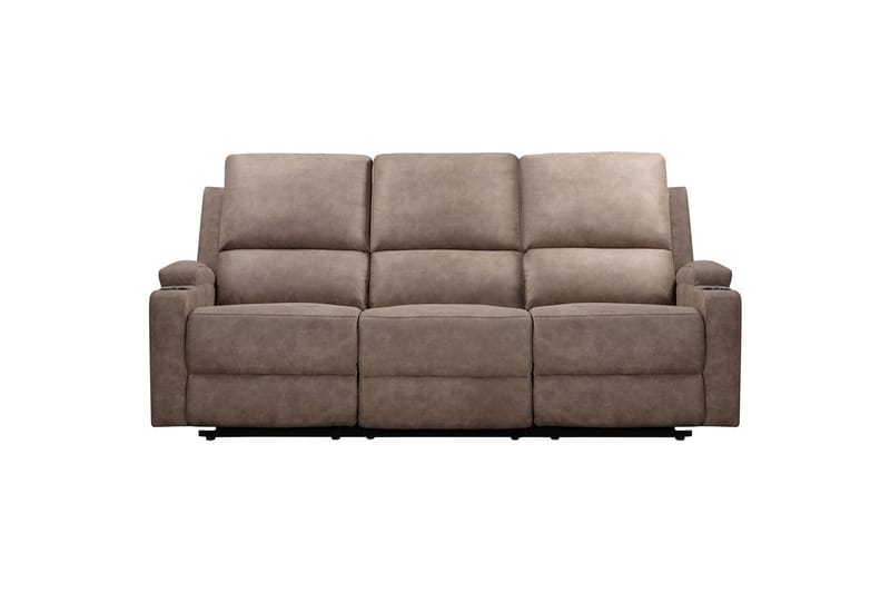 Dallas Reclinersofa 3-sæder - Brun - Møbler - Sofaer - Recliner sofaer - 3 personers biograsofa & reclinersofa