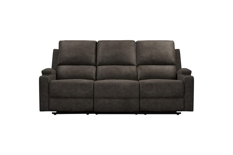 Dallas Reclinersofa 3-sæder - Grå - Møbler - Sofaer - Recliner sofaer - 3 personers biograsofa & reclinersofa