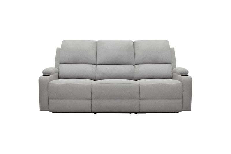 Dallas Reclinersofa 3-sæder - Grå - Møbler - Sofaer - Recliner sofaer - 3 personers biograsofa & reclinersofa