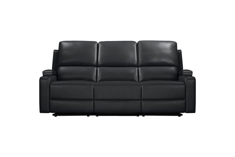 Dallas Reclinersofa 3-sæder, Sort