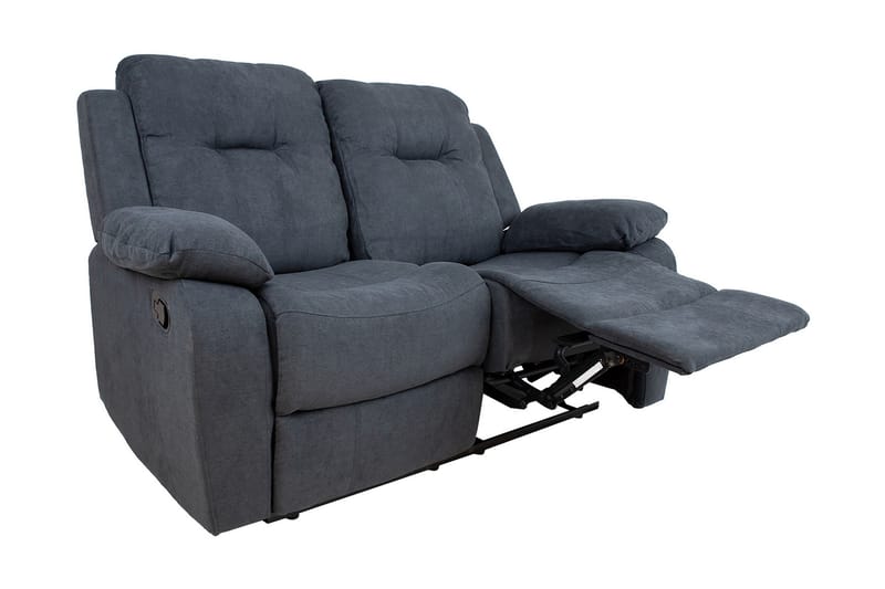 Dixon Reclinersofa 155x95x102 cm Mørkegrå - 2 personers biografsofa & reclinersofa - Recliner sofaer - 2 personers sofa