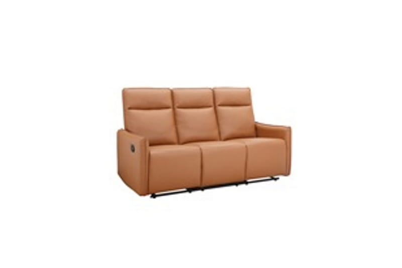 Lugo Recliner Sofa 3-sæders - Brun - Møbler - Sofaer - Recliner sofaer - 3 personers biograsofa & reclinersofa