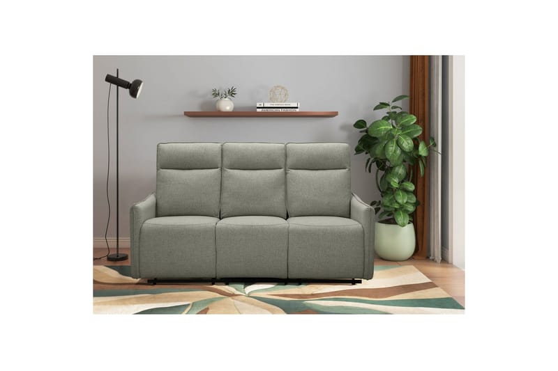 Lugo Recliner Sofa 3-sæders - Grøn - Møbler - Sofaer - Recliner sofaer - 3 personers biograsofa & reclinersofa