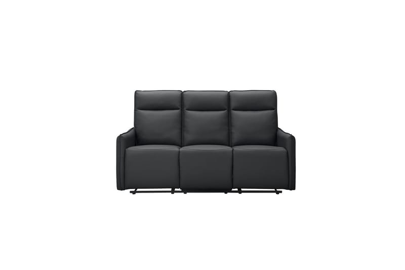 Lugo Recliner Sofa 3-sæders, Sort