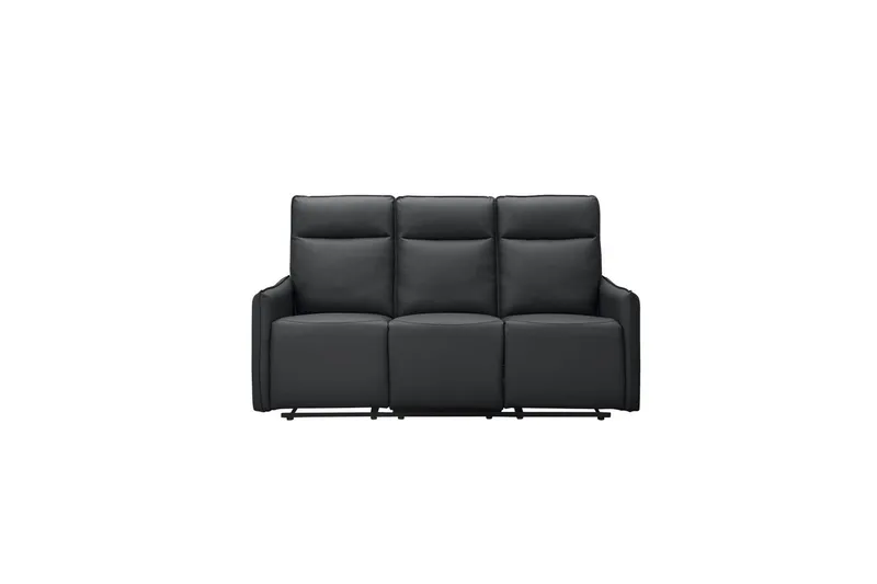 Lugo Recliner Sofa 3-sæders, Sort
