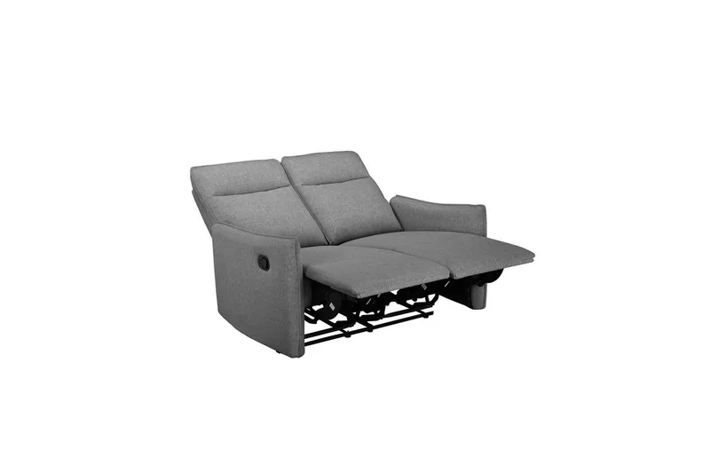 Lugo Reclinersofa 2-sæde - Grå - Møbler - Sofaer - Recliner sofaer - 2 personers biografsofa & reclinersofa