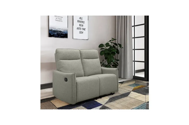 Lugo Reclinersofa 2-sæde - Grøn - Møbler - Sofaer - Recliner sofaer - 2 personers biografsofa & reclinersofa