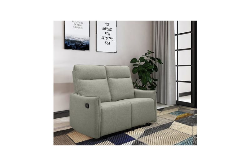 Lugo Reclinersofa 2-sæde - Grøn - Møbler - Sofaer - Recliner sofaer - 2 personers biografsofa & reclinersofa