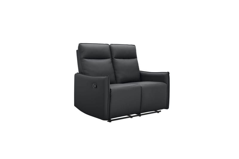 Lugo Reclinersofa 2-sæde - Sort - Møbler - Sofaer - Recliner sofaer - 2 personers biografsofa & reclinersofa