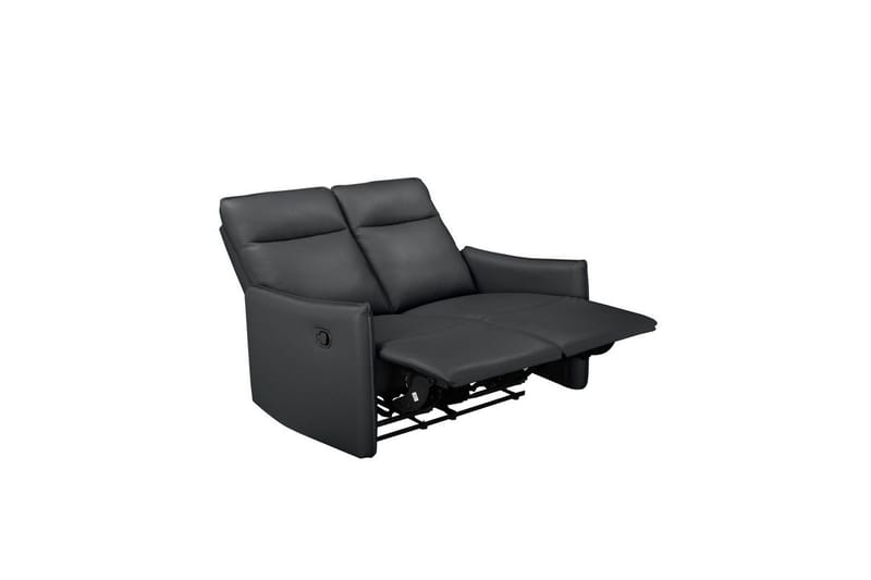 Lugo Reclinersofa 2-sæde - Sort - Møbler - Sofaer - Recliner sofaer - 2 personers biografsofa & reclinersofa