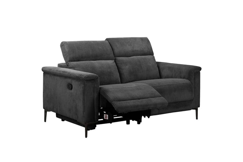 Lund Reclinersofa 2-sæder - Grå - Møbler - Sofaer - Recliner sofaer - 2 personers biografsofa & reclinersofa