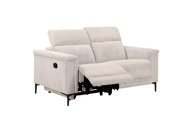 Lund Reclinersofa 2-sæder - Hvid - Møbler - Sofaer - Recliner sofaer - 2 personers biografsofa & reclinersofa