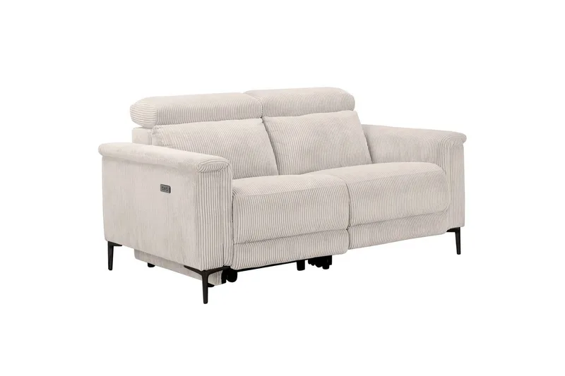 Lund Reclinersofa 2-sæder - Hvid - Møbler - Sofaer - Recliner sofaer - 2 personers biografsofa & reclinersofa