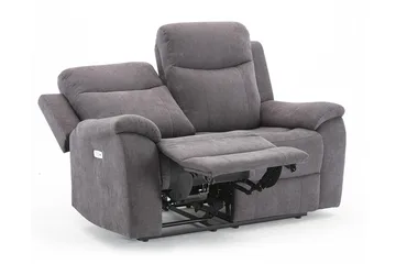 Milo Sofa 2-pers - Grå - Møbler - Sofaer - Recliner sofaer - 2 personers biografsofa & reclinersofa