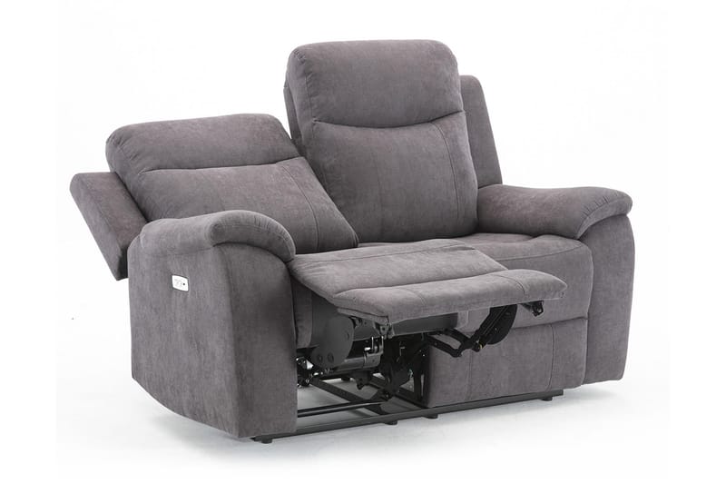 Milo Sofa 2-pers - Grå - Møbler - Sofaer - Recliner sofaer - 2 personers biografsofa & reclinersofa
