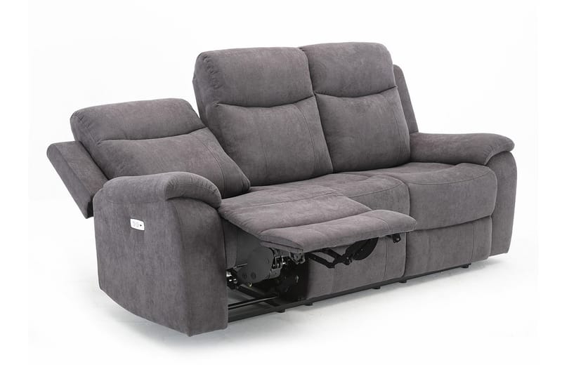 Milo Sofa 3-pers - Grå - Møbler - Sofaer - Recliner sofaer