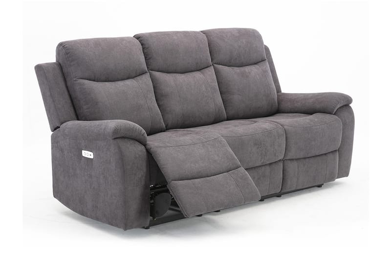 Milo Sofa 3-pers - Grå - Møbler - Sofaer - Recliner sofaer