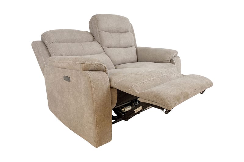 Mimi Hvilesofa 2-personers 153x93x102 cm Lysegrå Bøg - Møbler - Sofaer - Recliner sofaer - 2 personers biografsofa & reclinersofa