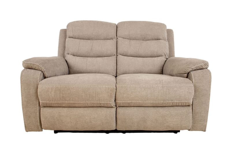 Mimi Hvilesofa 2-personers 153x93x102 cm Lysegrå Bøg - 2 personers biografsofa & reclinersofa - Recliner sofaer - 2 personers sofa