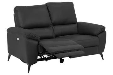 Ranas 2-Pers. Hjørnereclinersofa Elektrisk - Grå/Sort - Møbler - Sofaer - Recliner sofaer - 2 personers biografsofa & reclinersofa