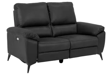 Ranas 2-Pers. Hjørnereclinersofa Elektrisk - Grå/Sort - Møbler - Sofaer - Recliner sofaer - 2 personers biografsofa & reclinersofa