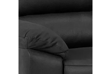 Ranas 2-Pers. Hjørnereclinersofa Elektrisk - Grå/Sort - Møbler - Sofaer - Recliner sofaer - 2 personers biografsofa & reclinersofa