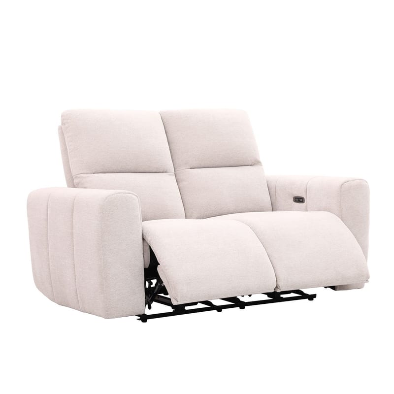 Reclinersofa Ödmark 2-personers med elektrisk mekanisme - lys beige - Møbler - Sofaer - Recliner sofaer - 2 personers biografsofa & reclinersofa