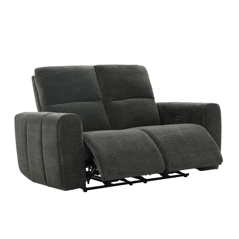 Reclinersofa Ödmark 2-personers med elektrisk mekanisme - grå - Møbler - Sofaer - Recliner sofaer - 2 personers biografsofa & reclinersofa