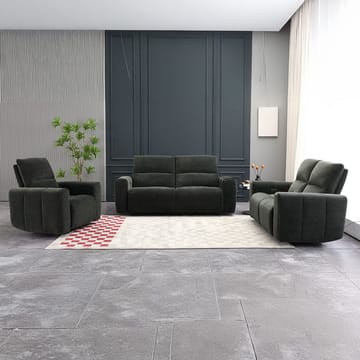 Reclinersofa Ödmark 2-personers med elektrisk mekanisme - grå - Møbler - Sofaer - Recliner sofaer - 2 personers biografsofa & reclinersofa
