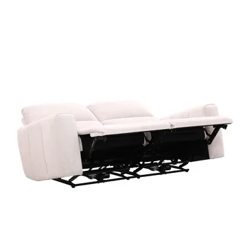 Reclinersofa Ödmark 3-personers med elektrisk mekanisme - lys beige - Møbler - Sofaer - Recliner sofaer - 3 personers biograsofa & reclinersofa
