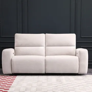Reclinersofa Ödmark 3-personers med elektrisk mekanisme - lys beige - Møbler - Sofaer - Recliner sofaer - 3 personers biograsofa & reclinersofa