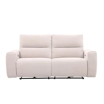 Reclinersofa Ödmark 3-personers med elektrisk mekanisme - lys beige - Møbler - Sofaer - Recliner sofaer - 3 personers biograsofa & reclinersofa